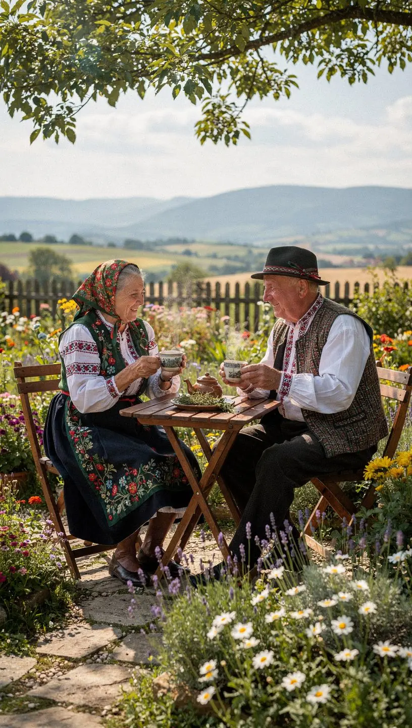 Rodinná tradícia prípravy slovenského bylinkového čaju.