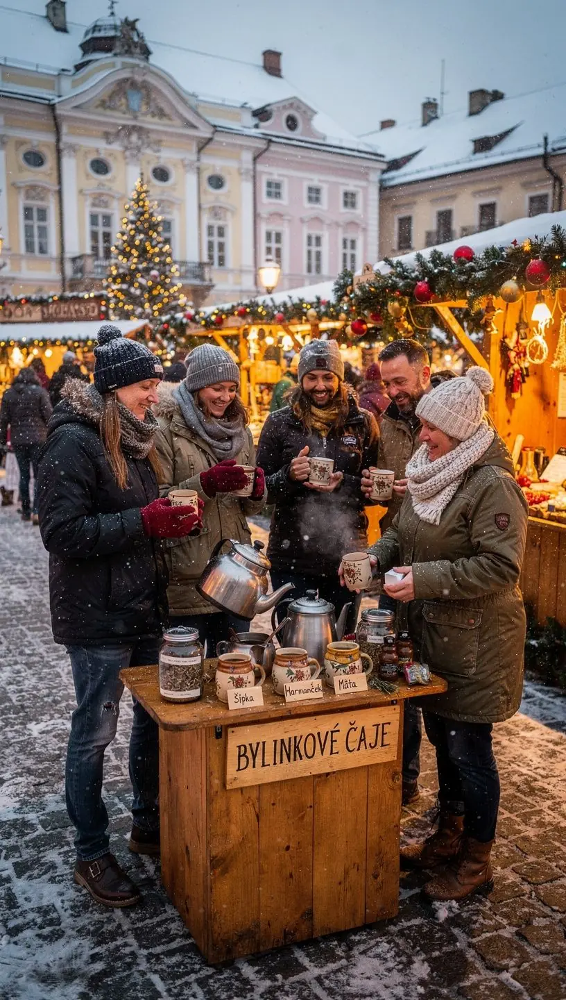 Zelený čaj s bylinkami z tradičných slovenských záhrad.